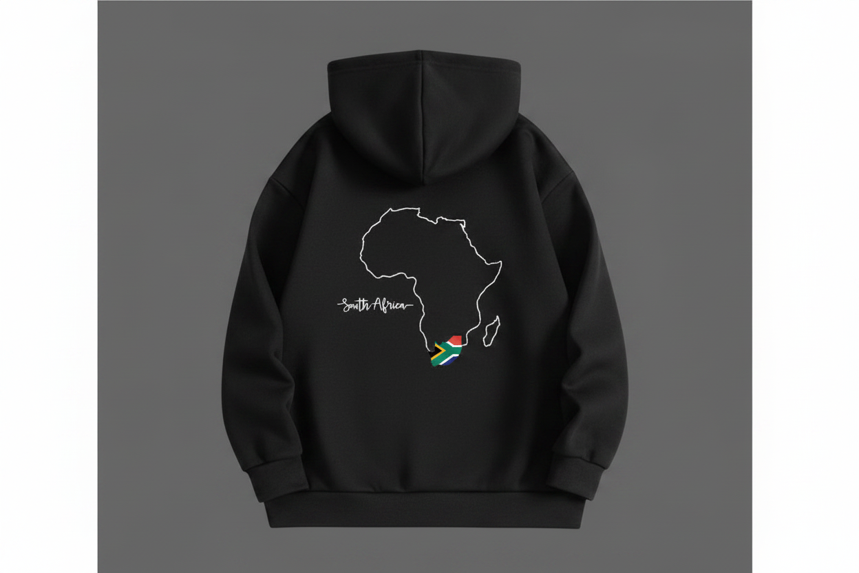 Black hoodie back
