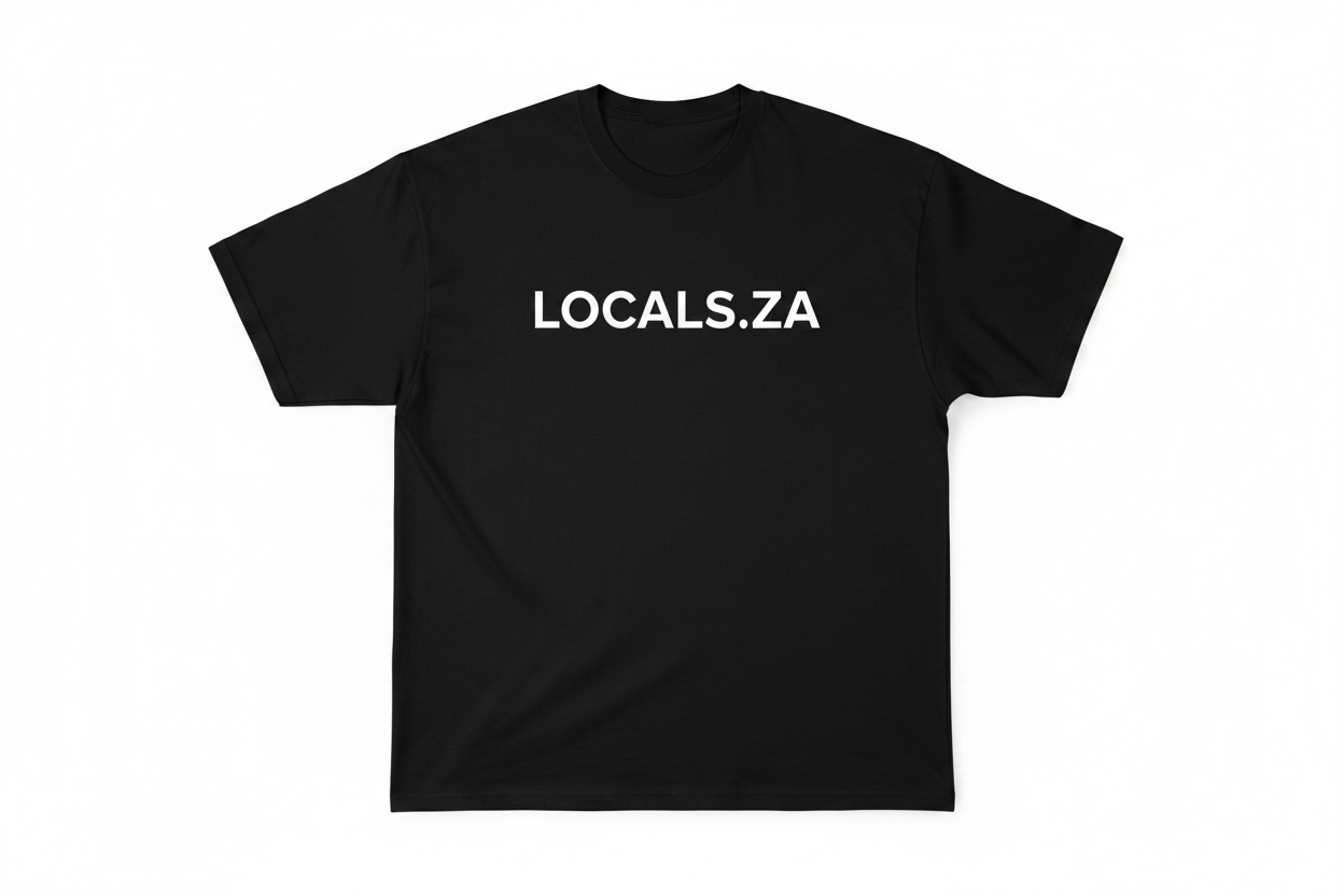 Black LOCALS.ZA T-Shirt