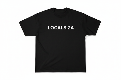 Black LOCALS.ZA T-Shirt