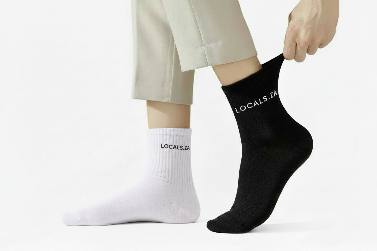 LOCALS.ZA branded socks