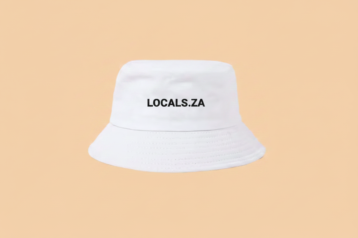 LOCALS.ZA Embroidered Bucket Hat - Smaller Stitching