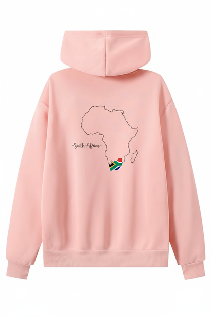 Pink Hoodie with South Africa Logo